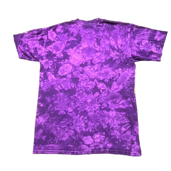 Rainforest Cafe Tree Frog Men's Purple Tie Dye 90s Vintage T Shirt - M - Picture 4 of 12